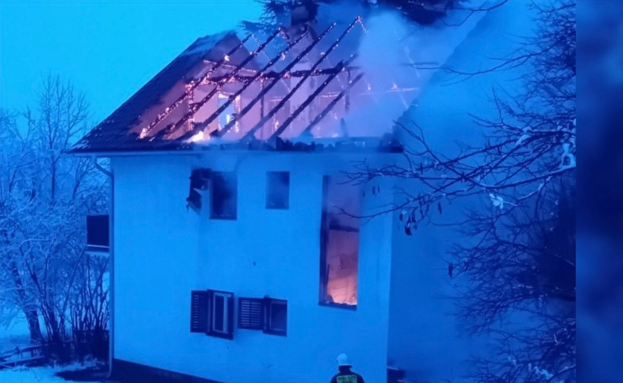Požar u naselju Buče (Foto: Služba zaštite i spašavanja Berane)