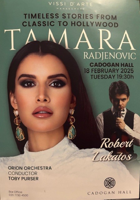 Poster koncerta Tamare Rađenović