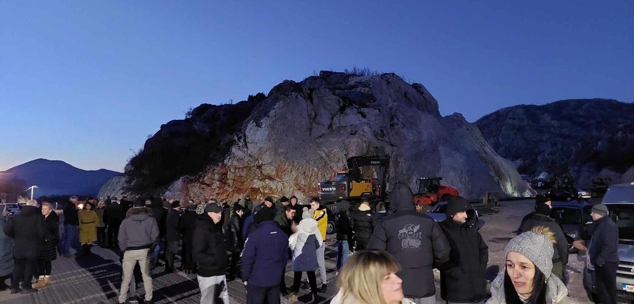 Blokada na Kruševom ždrijelu (Arhivska fotografija)