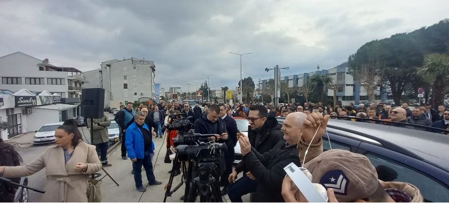 Sa protesta u Ulcinju (Foto: Ul-info)