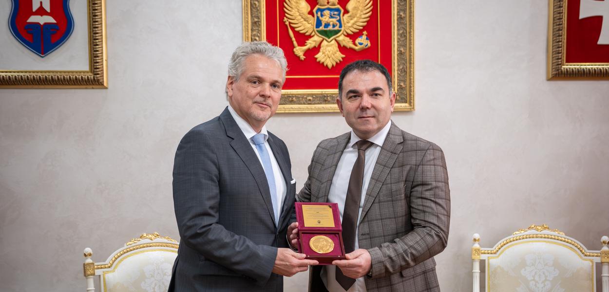 Satler i Đurašković (Foto: Prijestonica Cetinje)