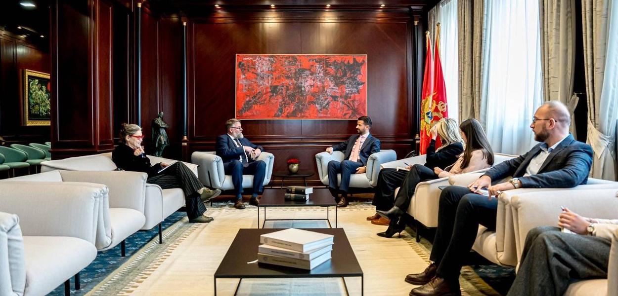 Sa sastanka Milatovića i Haukasa (Foto: Jakov Milatović - X)