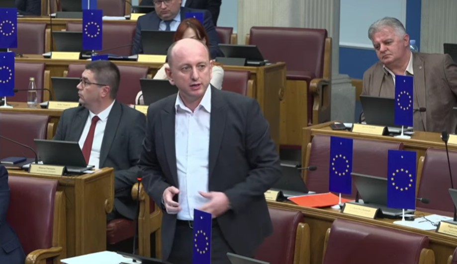 Milan Knežević (Foto: Skupština Crne Gore/Jutjub)