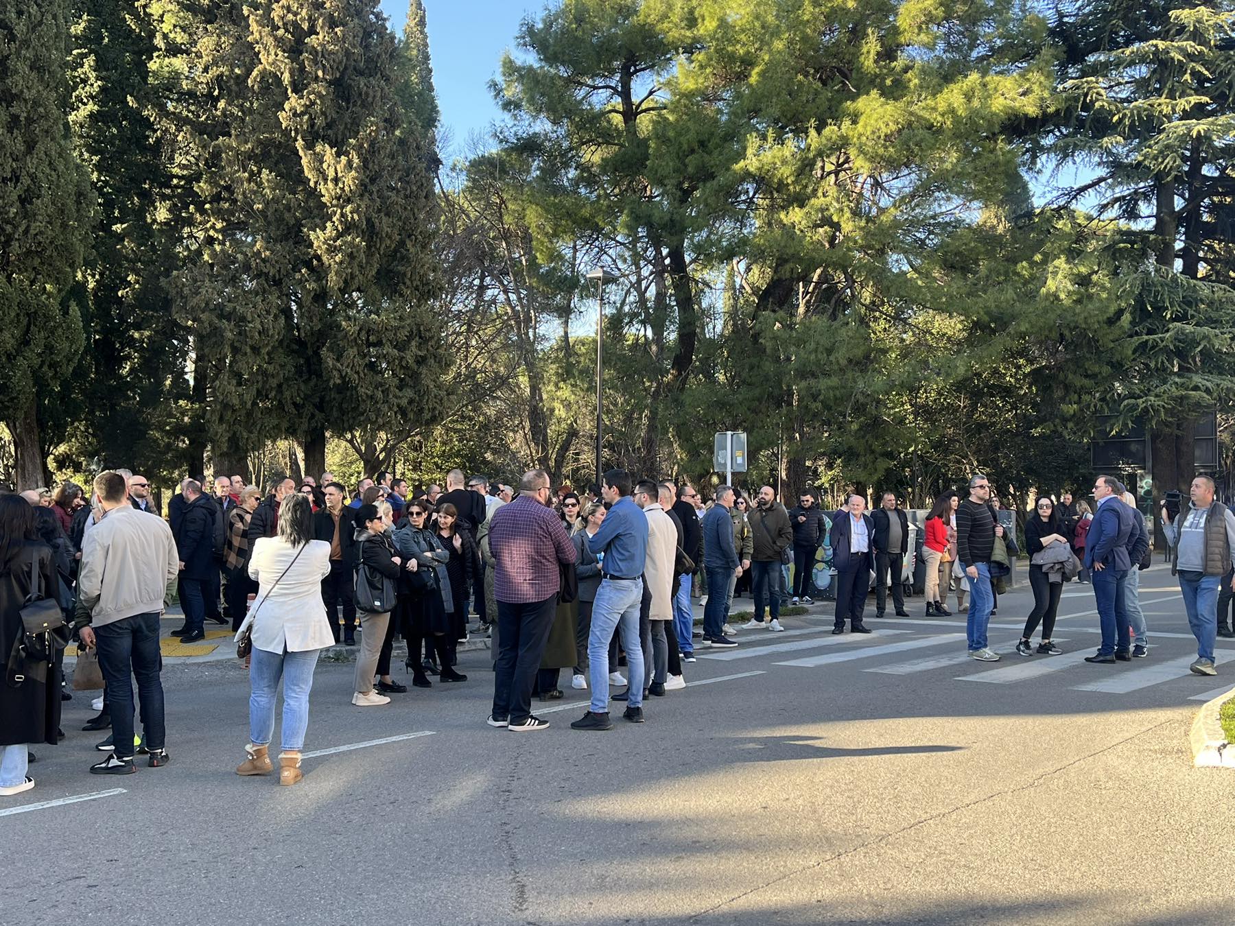 Protest Sindikata Uprave i pravosuđa