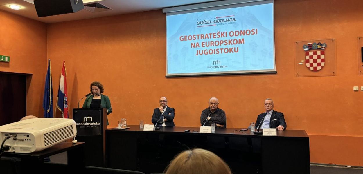 Tribina o geostrateškim odnosima na evropskom jugoistoku (Foto: misao.hr)