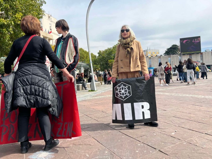 Sa Osmomartovskog marša u Podgorici