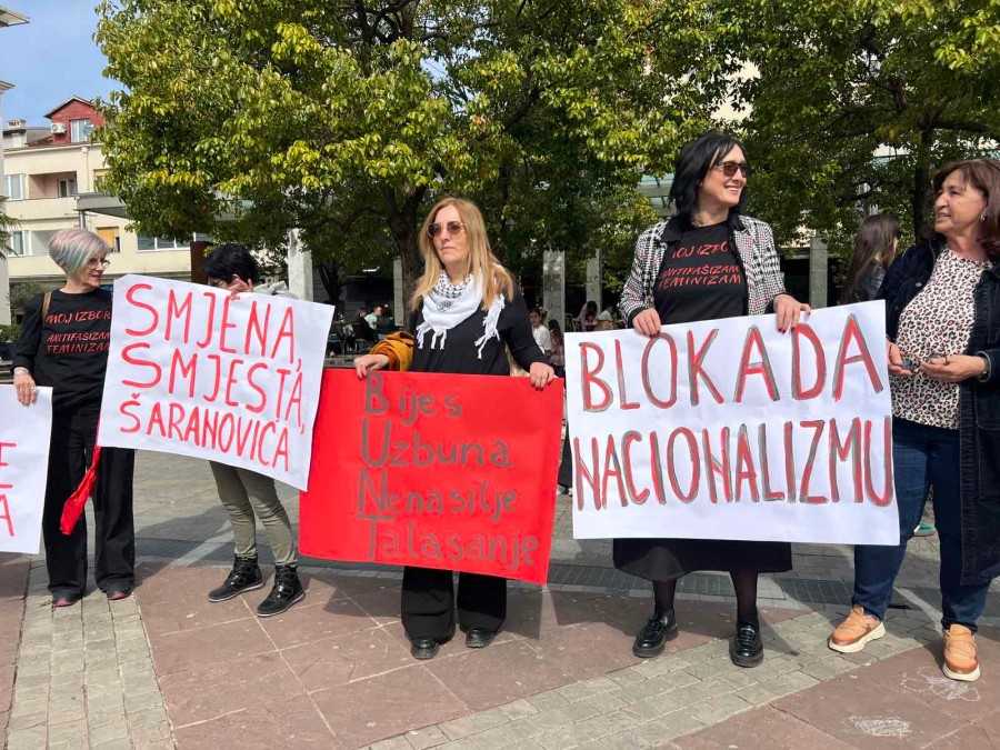 Sa Osmomartovskog marša u Podgorici (Foto: Portal RTCG)