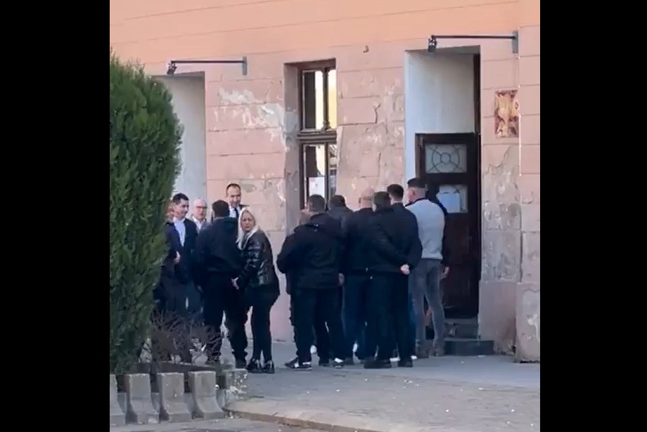 Vučević u Bečeju (Foto: X - stop kadar)