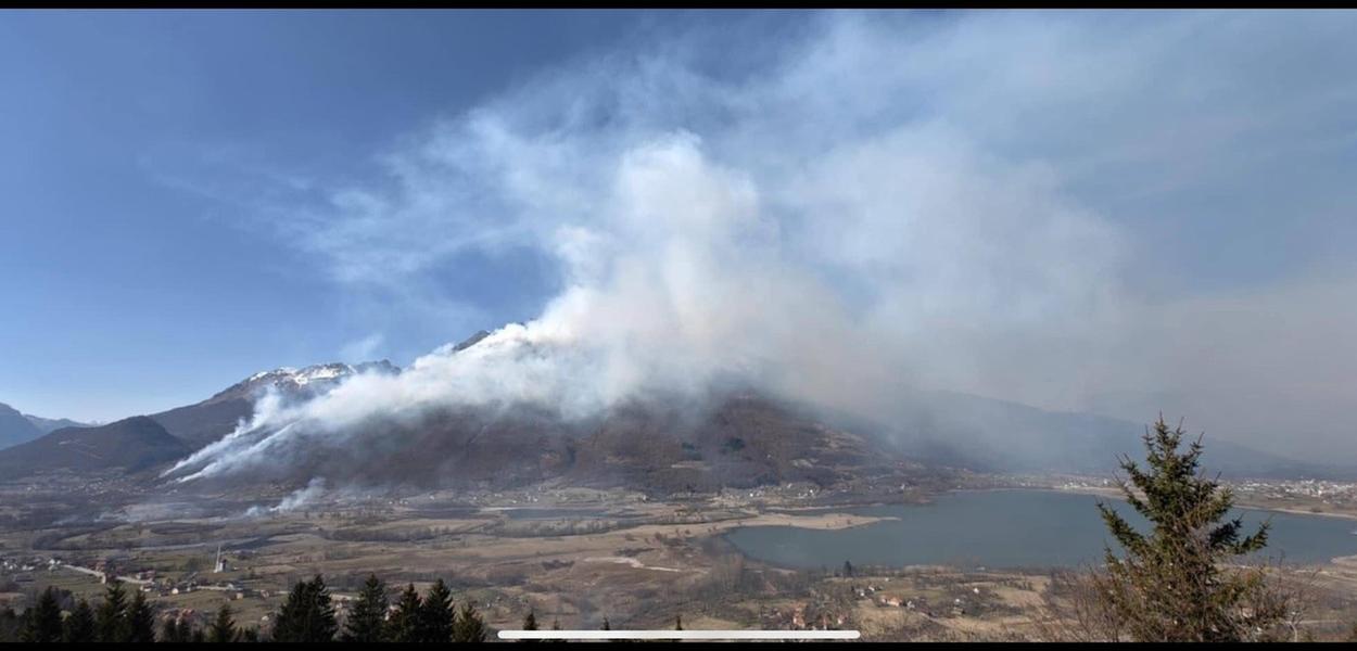 Požar u Plavu (Foto: Portal ETV)