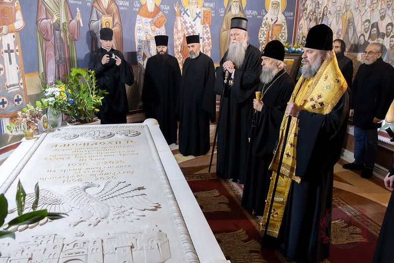 OKUPLJANJE KOJE INTERSUJE BEOGRAD: Joanikije i ruski mitropoliti Amvrosije i Zinovije u Podgorici (Foto: Mitropolija crnogorsko-primorska)