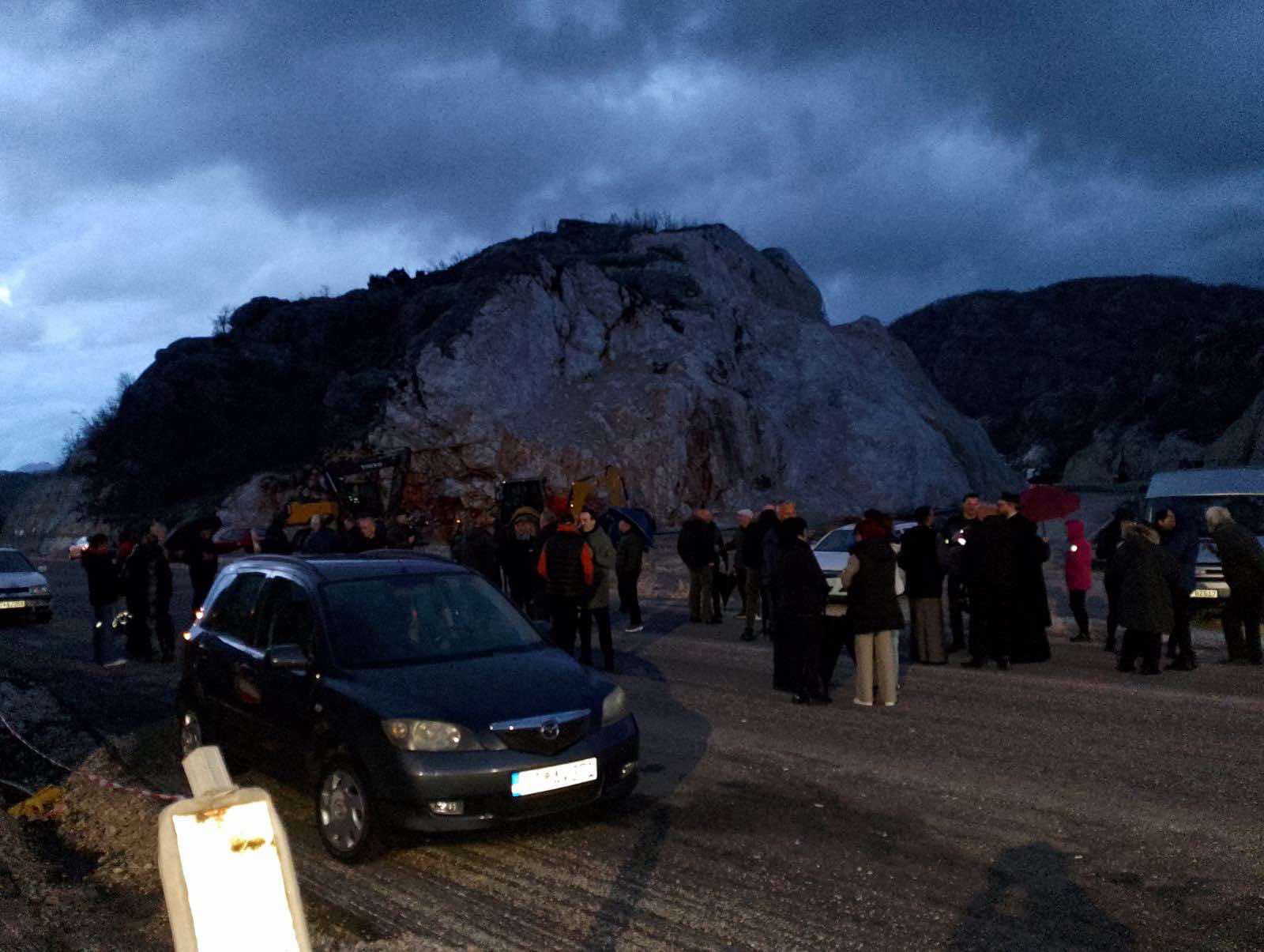 Cetinjani, blokada na Kruševom ždrijelu