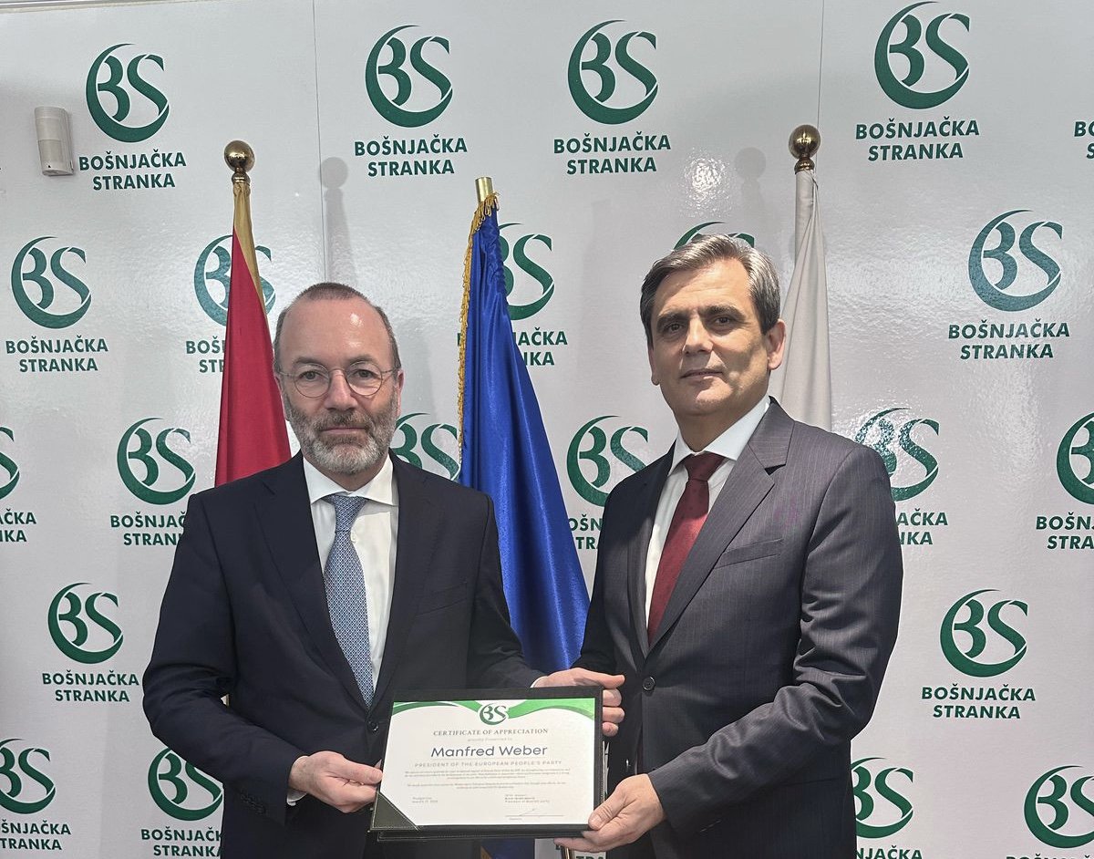 Veber i Ibrahimović (Foto: Bošnjačka stranka)