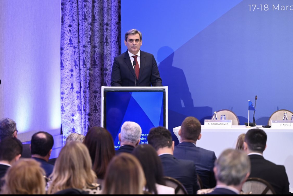 Ervin Ibrahimović na večerašnjem događaju (Foto: Bošnjačka stranka)