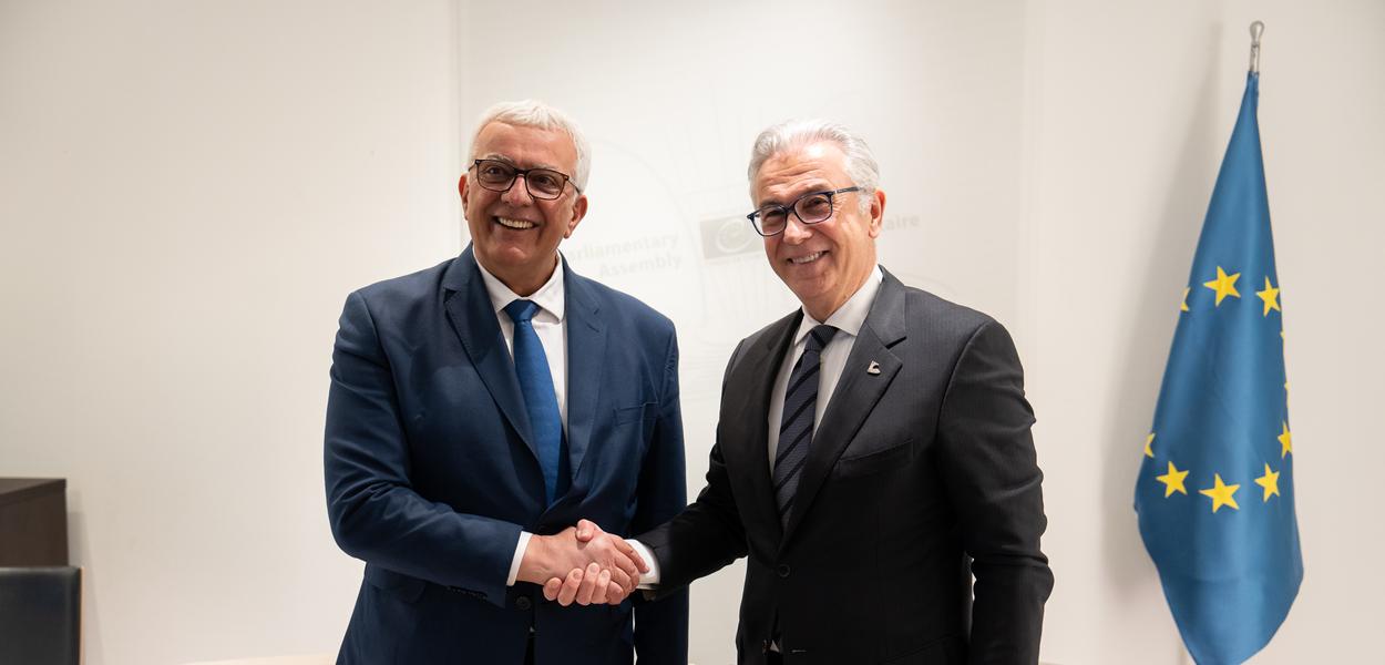 Mandić i Rusopulos (Foto: Skupština Crne Gore)