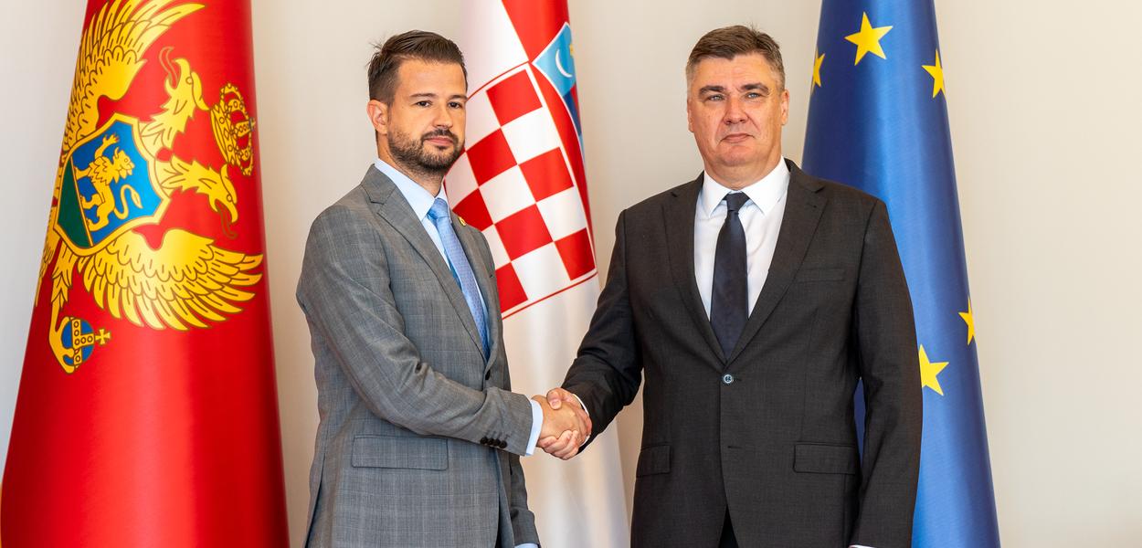 Milatović i Milanović (Foto: Kabinet predsjednika Crne Gore)