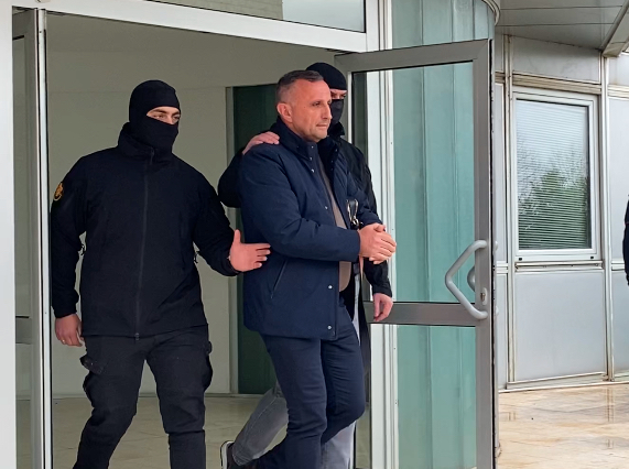 Privođenje Veska Petranovića u SPO (Foto: TV E/Ivona Đokić)