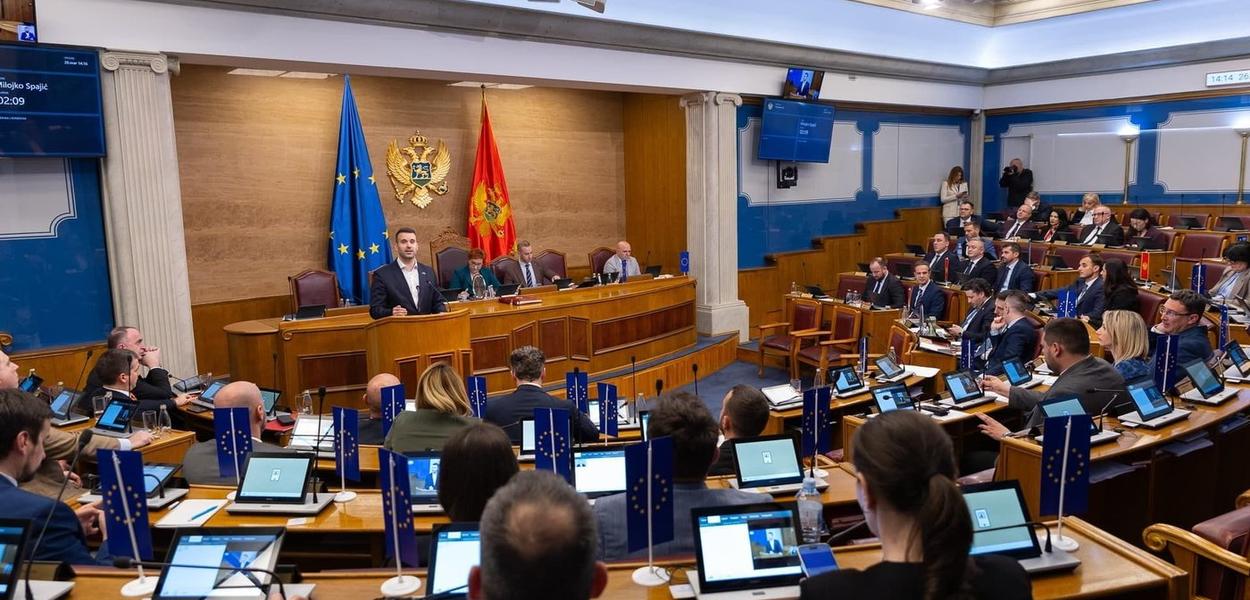 Spajić u Skupštini (Foto: Skupština Crne Gore)