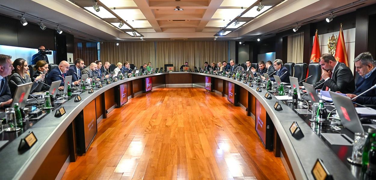 Sa današnje sjednice (Foto: Vlada Crne Gore/Bojana Ćupić)