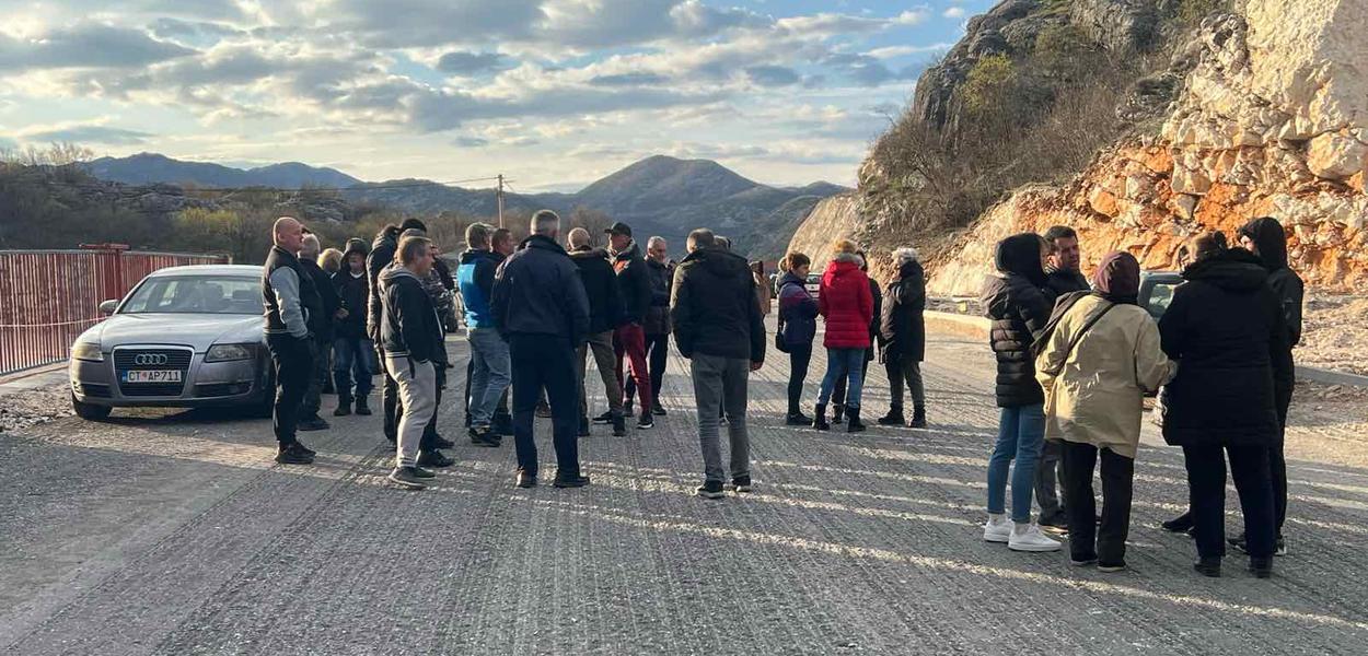 Sa jednog od protesta na Kruševom ždrijelu (Foto: Portal ETV)