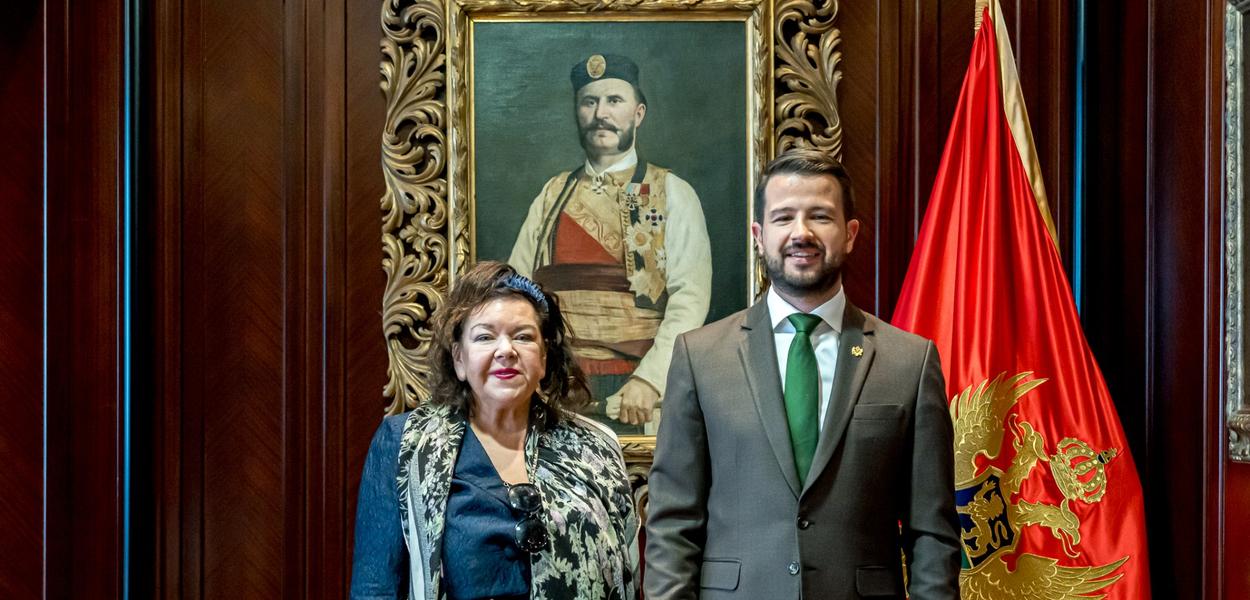 Pirs i Milatović (Foto: Kabinet predsjednika Crne Gore)