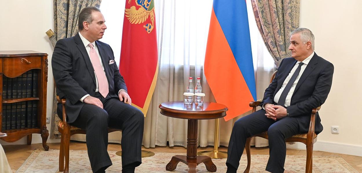 Filip Ivanović i Mher Grigorjan (Foto: Vlada Crne Gore/Bojana Ćupić)