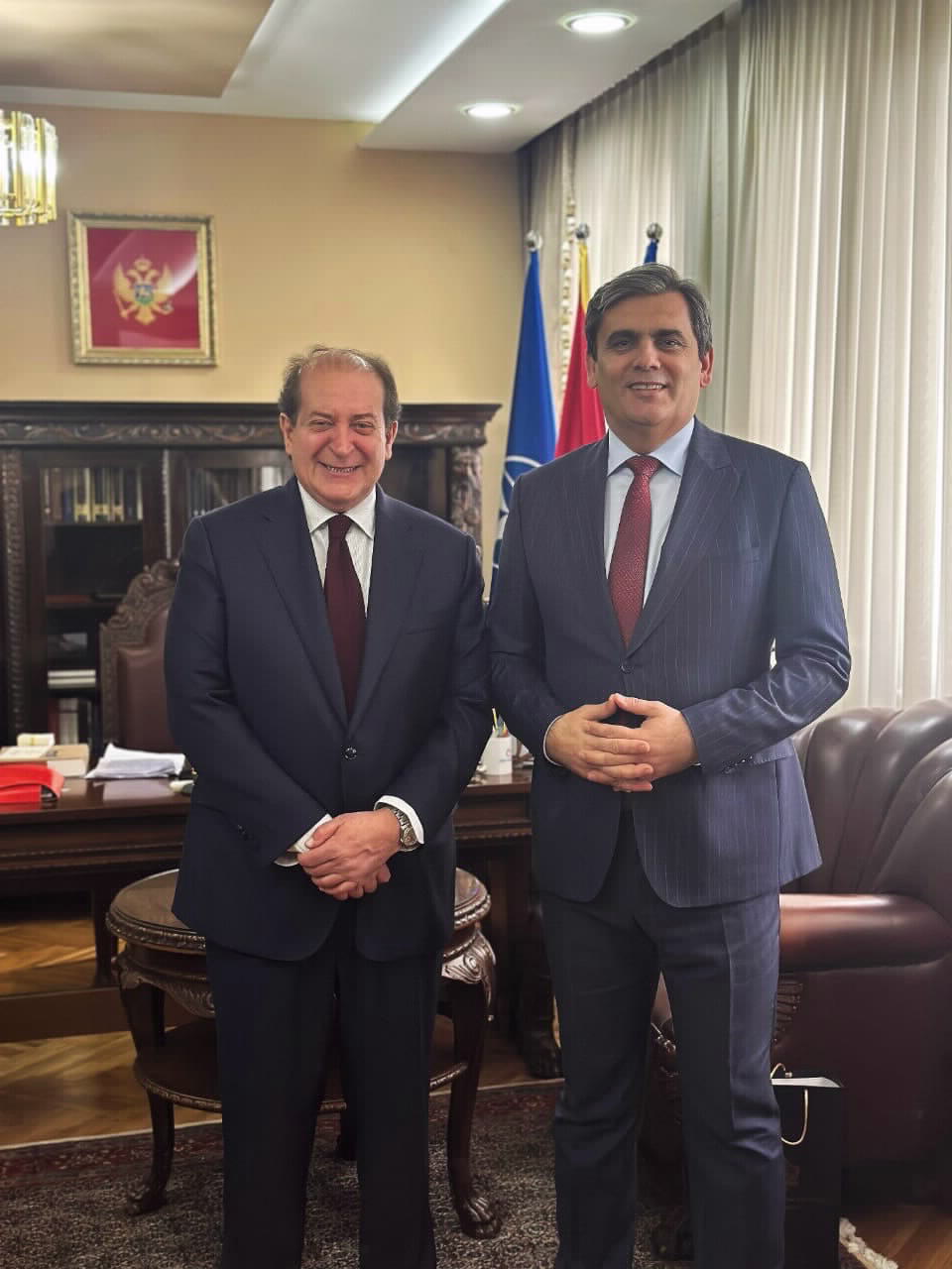 Dal Mas i Ibrahimović (Foto: Ministarstvo vanjskih poslova)