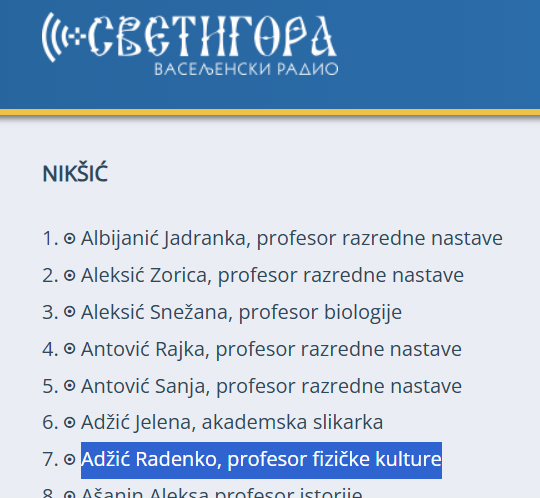 Podrška Adžić Litije