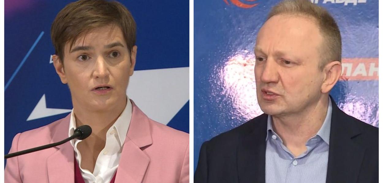 Brnabić i Đilas (Foto: N1)