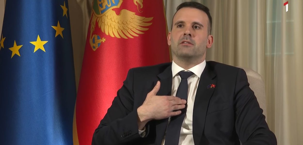 OČEKUJE ŠIROKU PODRŠKU ZA SPORAZUM SA UAE: Milojko Spajić: (Foto: Scrennshot/RTCG)