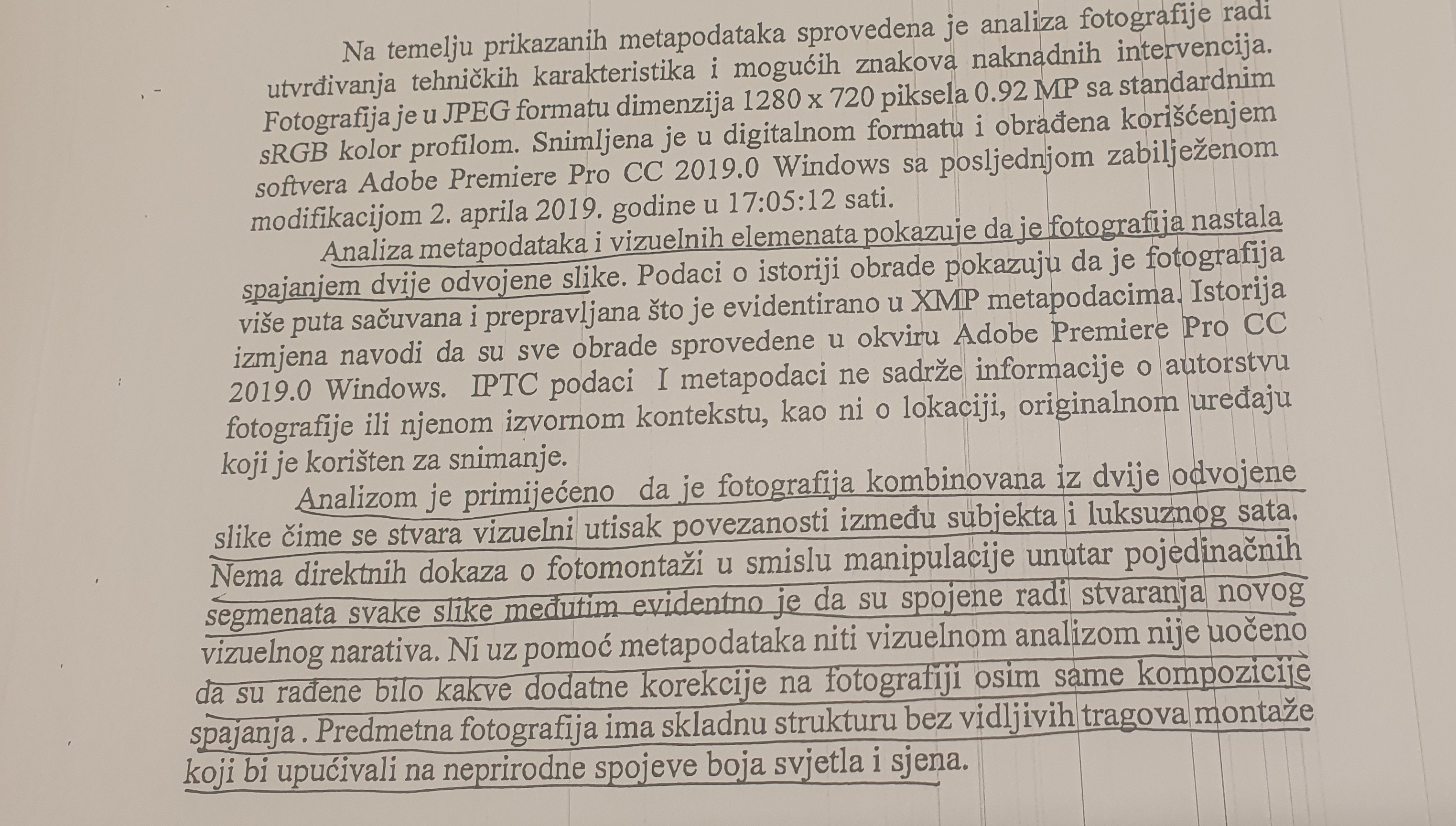 DOKAZI O NAMJEŠTALJCI: Iz izvještaja vještaka Savića 