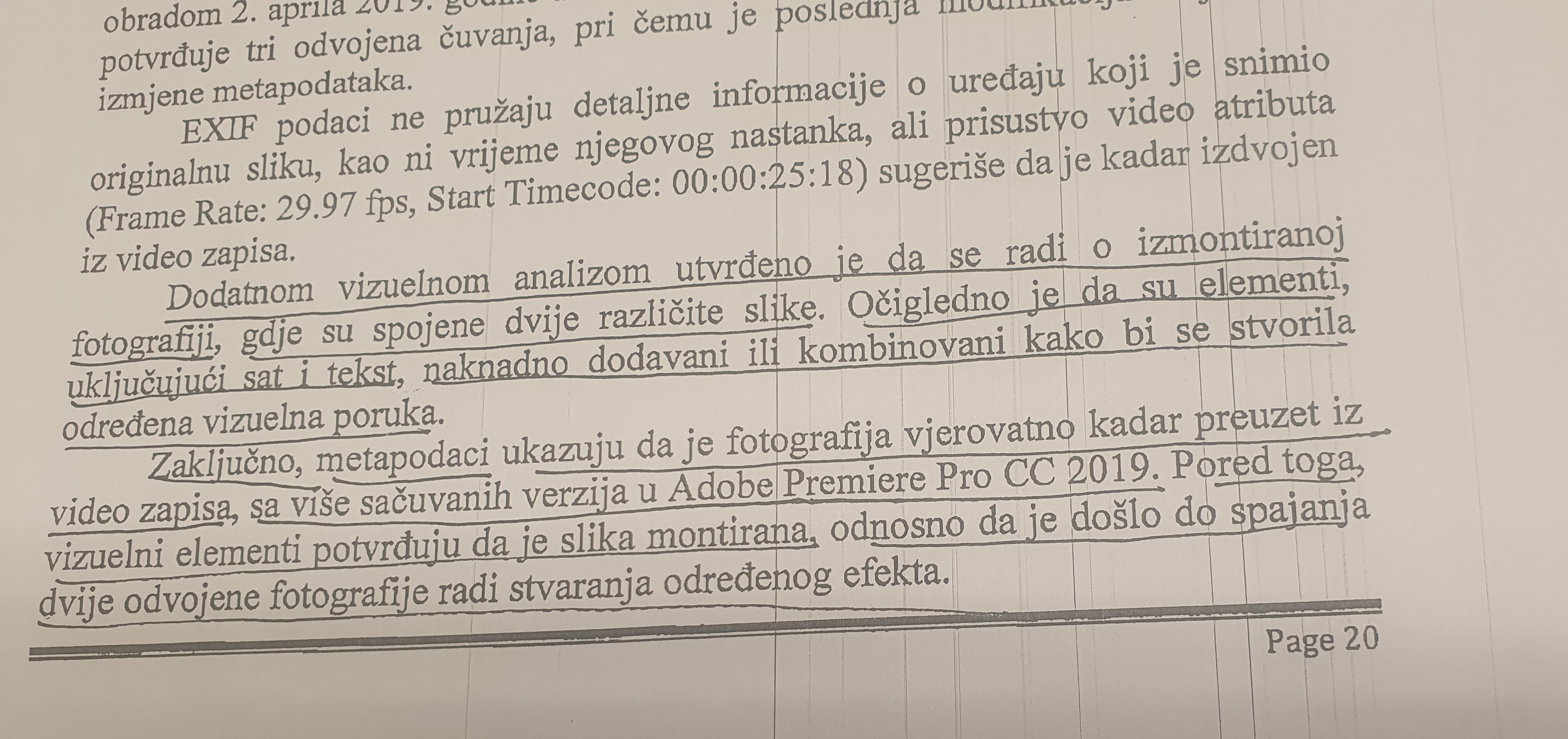 DOKAZ O MONIRANJU NARATIVA: Stručno mišljenje Balše Savića 