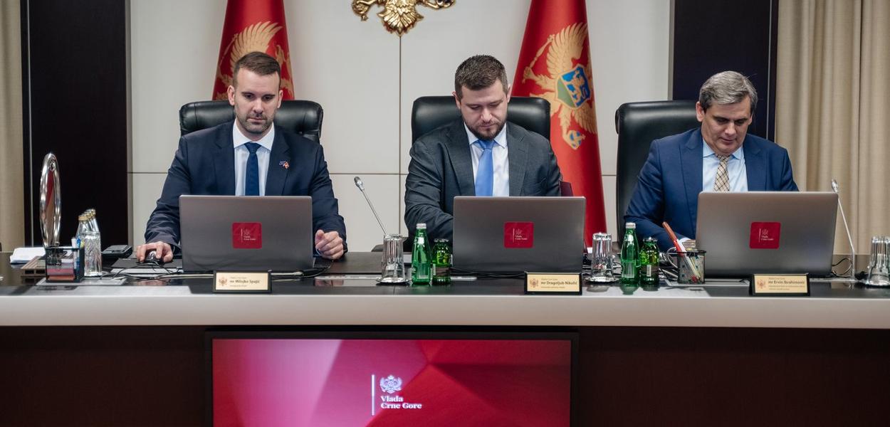 Spajić, Nikolić i Ibrahimović (Foto: Vlada Crne Gore)