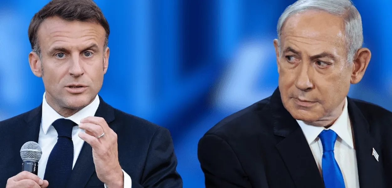 Makron i Netanjahu (Foto: TRT Global)