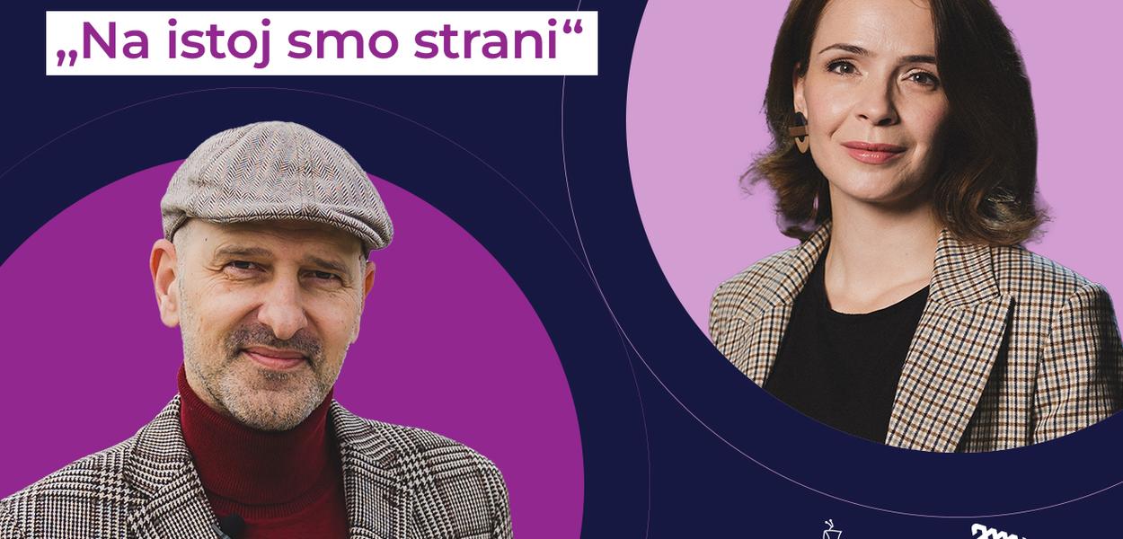 Glumica Kristina Obradović i frontmen benda „Perper“ Nikola Radunović (Foto: Agencija za audiovizuelne medijske usluge)