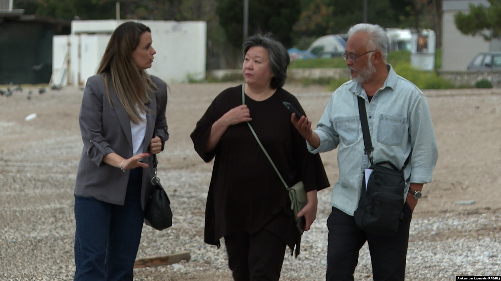 Dinara Smailova sa suprugom