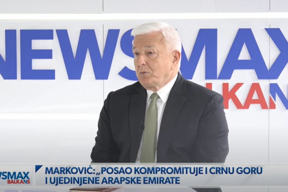 Duško Marković (Foto: Newsmax Balkans - stop kadar)