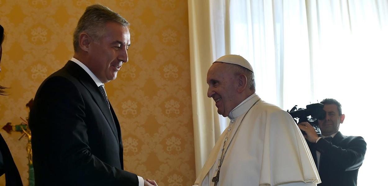 Milo Đukanović i papa Franjo (Foto: Milo Đukanović/X)