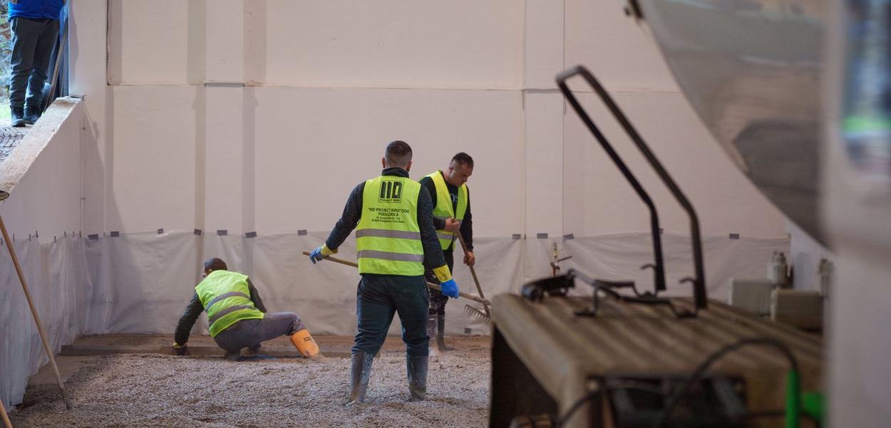 PRIPREMNI RADOVI POČELI U FEBRUARU: Sala za filtersko postrojenje na vodoizvorištu Bolje sestre (Foto: Regionalni vodvod)