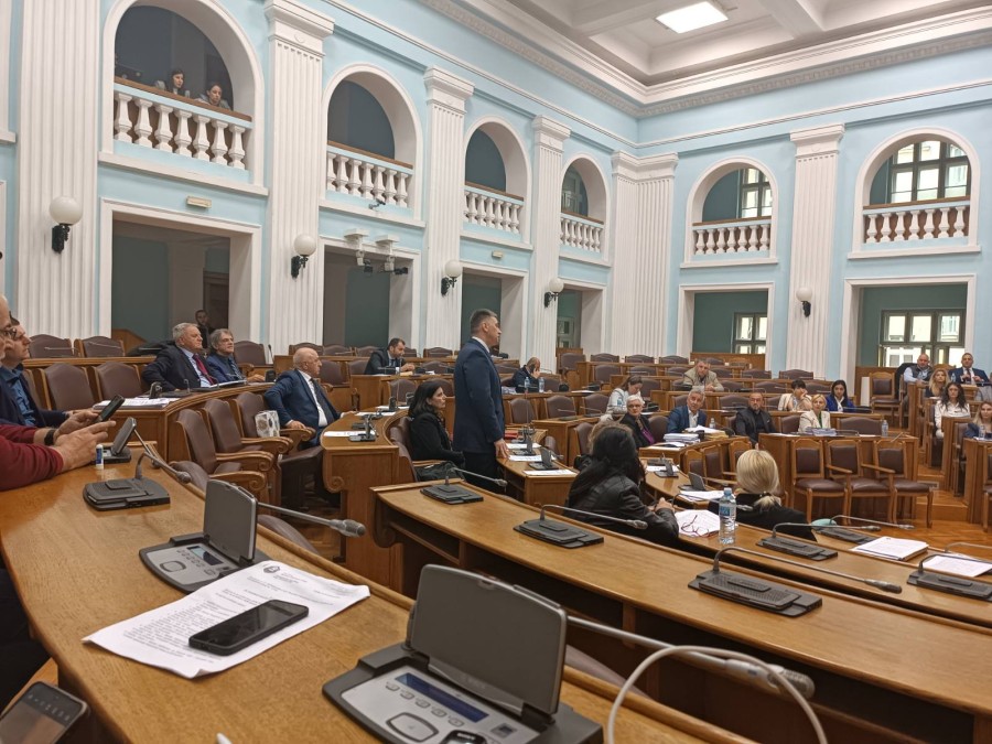 Sa današnje sjednice Skupštine Prijestonice (Foto: Portal RTCG)