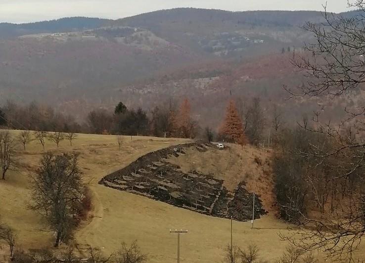 Rađevići livada spaljeni automobil Reno Laguna