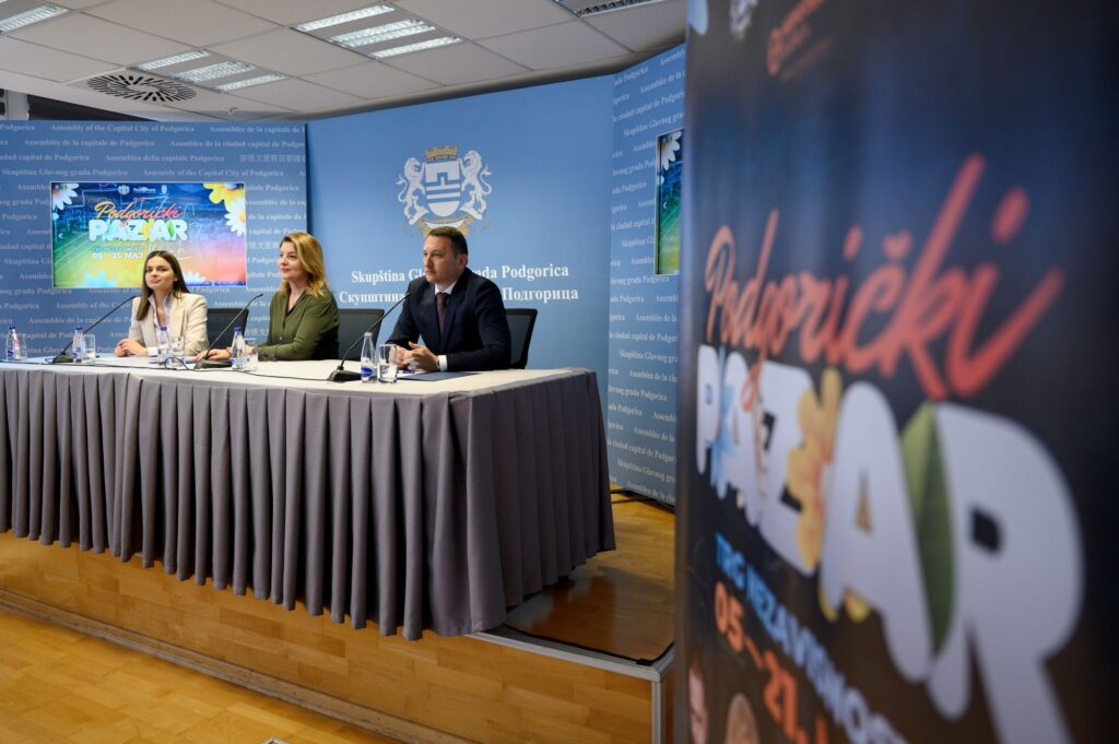 Sa konferencije za medije (Foto: Glavni grad Podgorica)