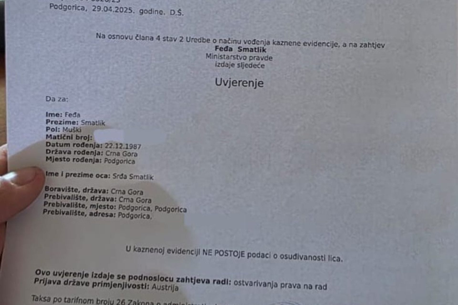 reakcije Nađe Ljiljanić