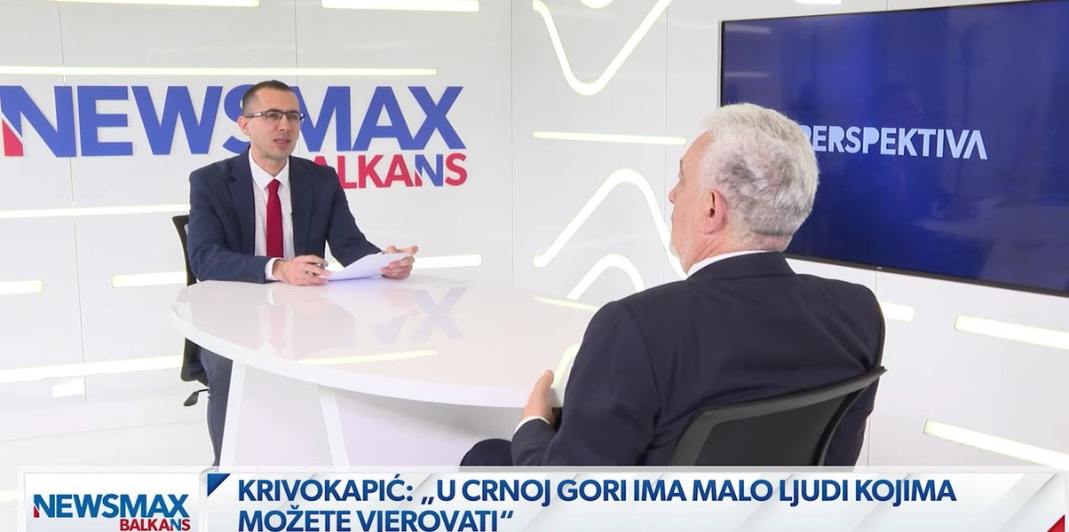 Skrinšot (Foto: Newsmax Balkans TV)