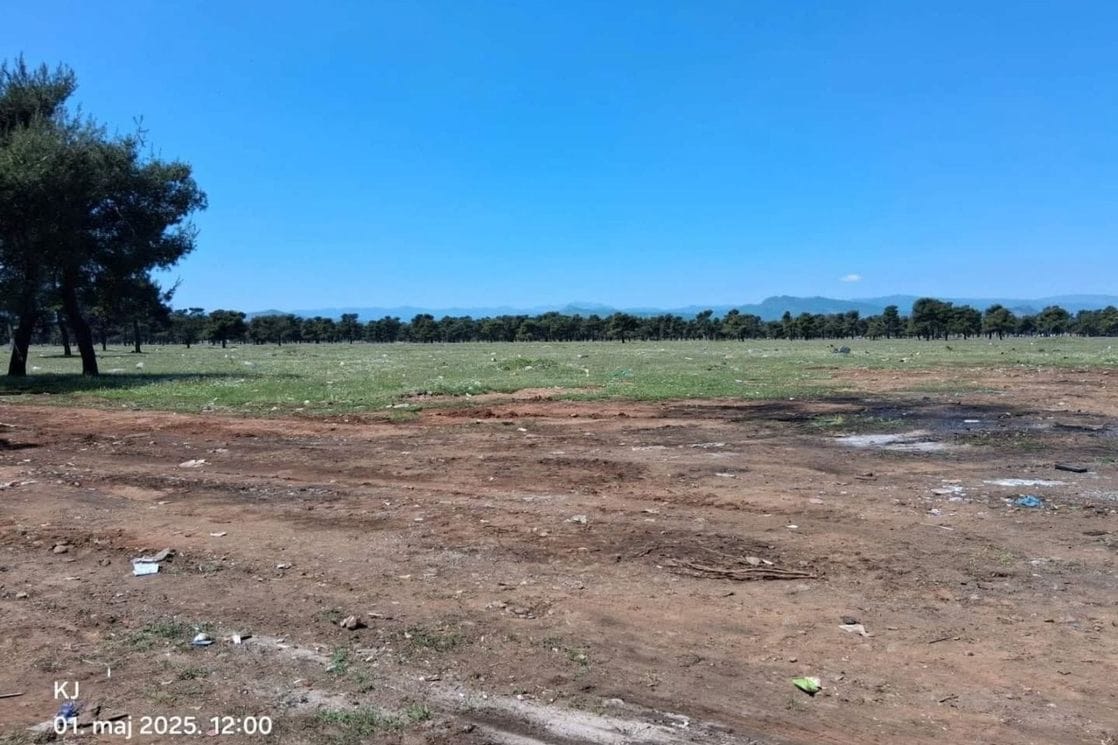Teren iza stočne pijace nakon akcije čišćenja (Foto: Čistoća)
