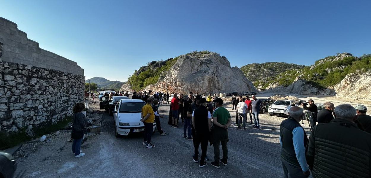 Sa današnje blokade (Foto: Portal ETV/Duško Mihailović)