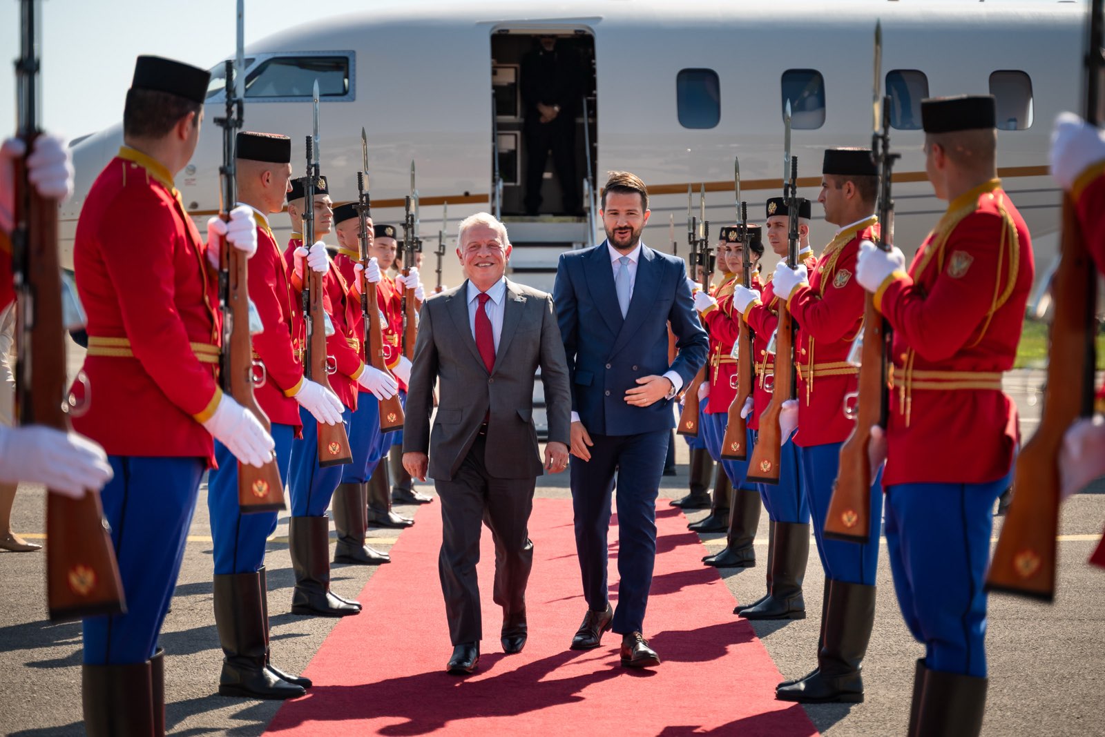 kralj Abdulah II i Milatović