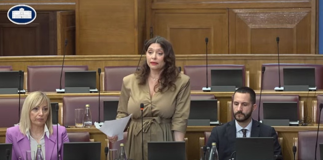 Simonida Kordić (Foto: Skupština Crne Gore/Jutjub)