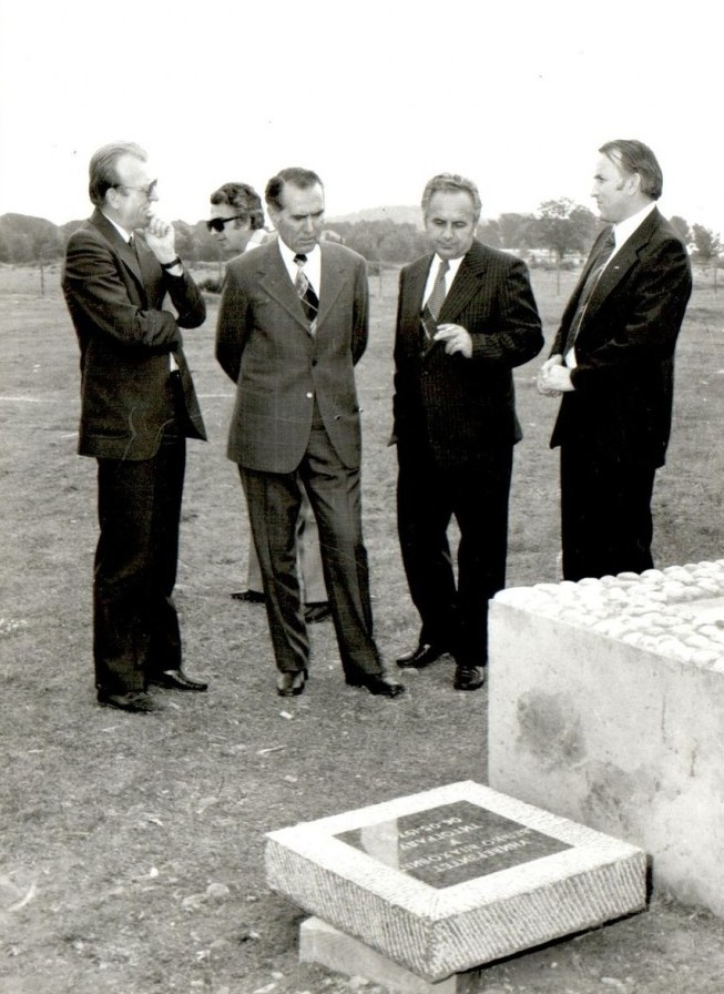 Polaganje kamena temeljca za Univerzitet ''Veljko Vlahović''