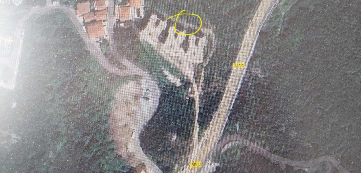 Označeno mjesto na kojem je bio sakriven motor (Foto: UP)