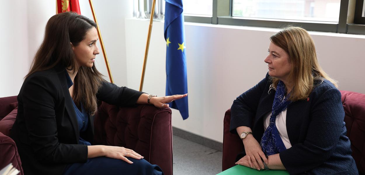 Adžović i Rajzing Rajnke (Foto: Ministarstvo javnih radova)